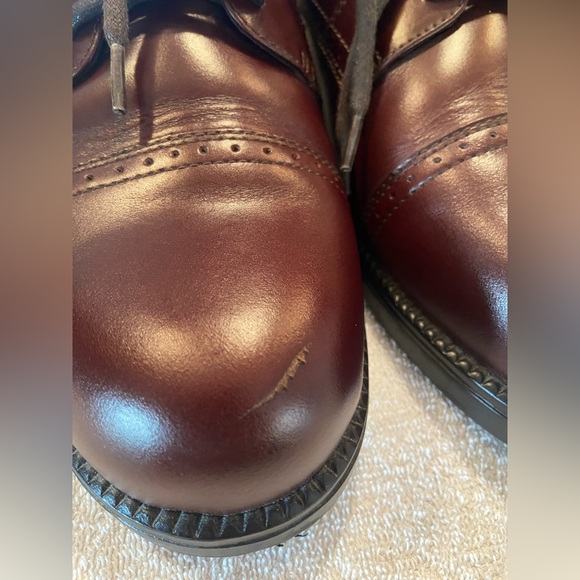 Nunn Bush Men’s Brown Cap Toe Genuine Leather Shoes US Size 11M - Picture 5 of 9